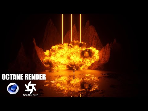 Octane Render Cinema 4D Create Cloud Landscape