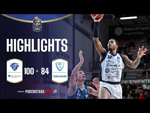 Banco di Sardegna Sassari - Acqua S.Bernardo Cantù | PokerstarsNews Highlights Serie A Unipol 25/26