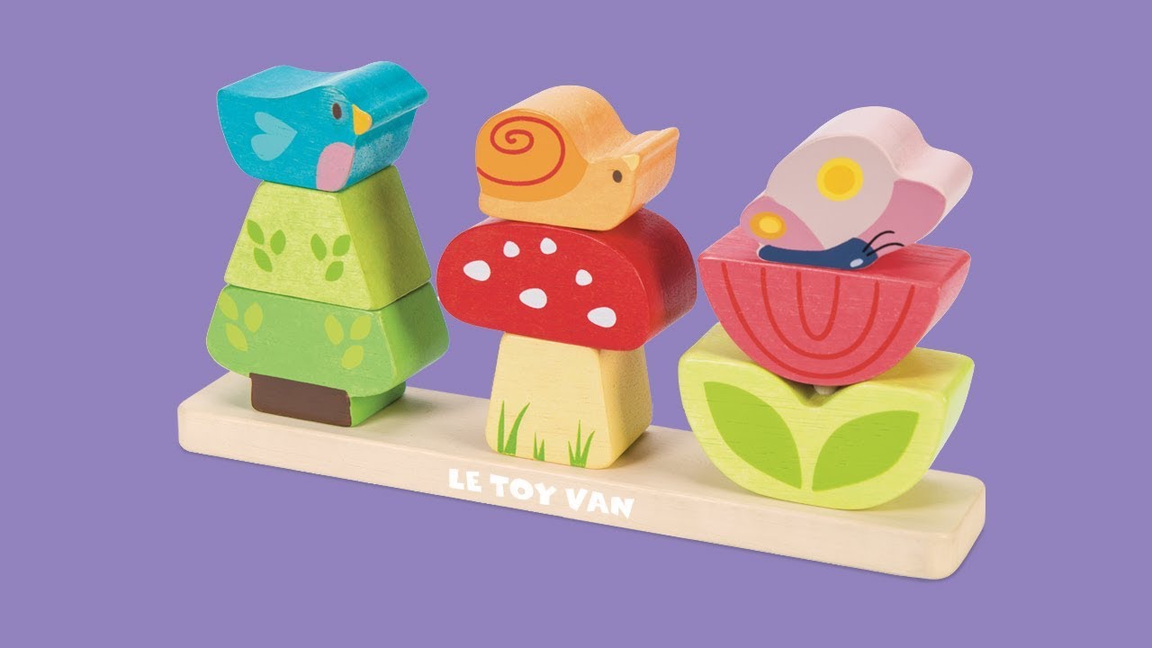 Le Toy Van Petilou skladacie bloky šťastná záhrada