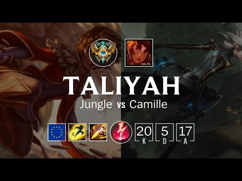 Taliyah Jungle vs Camille - EUW Challenger Patch 8.20