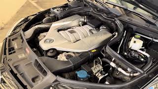 39k-Mile 2008 Mercedes-Benz C63 AMG Sedan-Start Up Gauges & Engine view