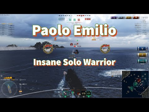 WOWS Ranked | Paolo Emilio | Insane Solo Warrior
