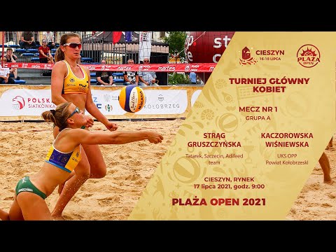 Plaża Open 2021 Cieszyn - Strąg/Gruszczyńska - Kaczorowska/Wiśniewska (Grupa A)