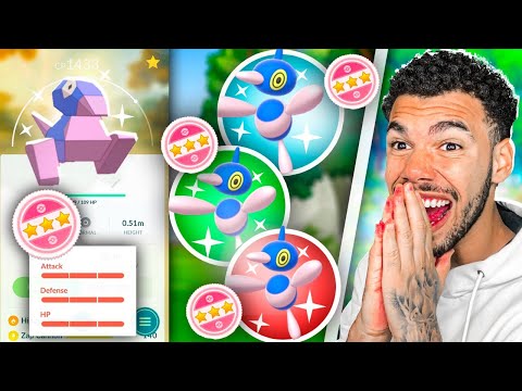 3 SHINY PORYGON 100% FOI MUITO FACIL DE PEGAR - POKEMON GO | Cris |
