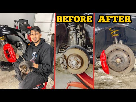 BMW M3 GETS A BIG BRAKE UPGRADE AND COILOVERS!