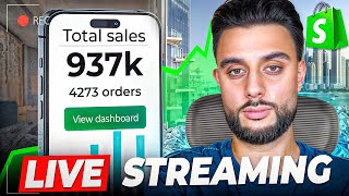 Creating Dropshipping Store LIVE — Full  Product Research Session - Store Giveaway
