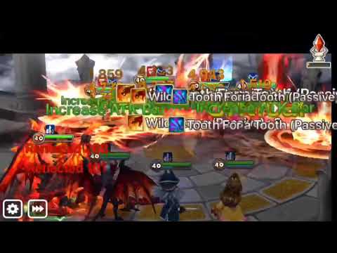 Playing with Bael, the fire demon.