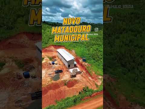 Construção matadouro público reforça compromisso do pref. Jhúlio com a população Poção de Pedras-Ma.