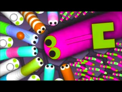 Slither.io 1 Brave Tiny Snake Destroy Giant Snakes - Epic Slitherio Gameplay . saamp wala game