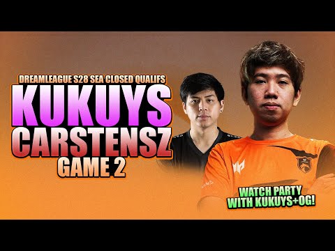 KUKUYS VS CARSTENSZ GAME 2 - WATCH PARTY WITH KUKUYS + OG - DREAMLEAGUE S28 SEA Closed Qualifs