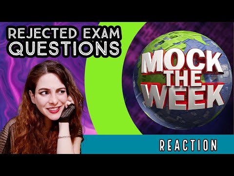 American Reacts - MOCK THE WEEK - Rejected Exam Questions Compilation
