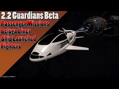 Elite Dangerous - 2.2 the Guardians Beta -  Passenger Missions, Beluga Liner, Ship Launched Fighters