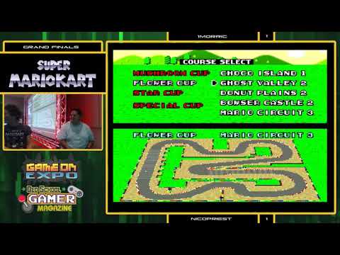 2019 Game On Expo - Super Mario Kart (SNES) Grand Finals - 1MorRic vs NicoPriest