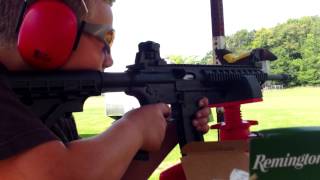 Brian Smith Jr. at Rim Fire Rifle Competition, July 2012