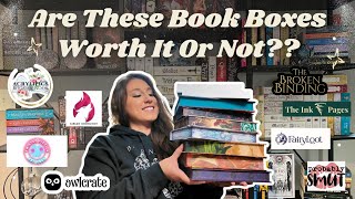 Are These Book Boxes ACTUALLY Worth It (FairyLoot, OwlCrate, Fabled & More)