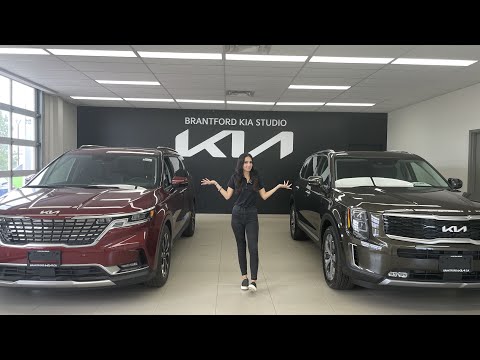 2023 Kia Carnival EX+ vs. 2022 Kia Telluride SX - Technology and Styling Differences!