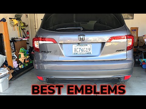 Honda now sells Oem emblems for Accord Pilot and civic