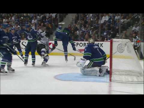 Alex Edler Nails Drew Doughty - Canucks Vs Kings - R1G1 2010 Playoffs - 04.15.10 - HD