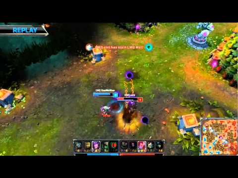 XiaoWeiXiao Solokill (Syndra) LMQ vs OMG (S4 Worlds)