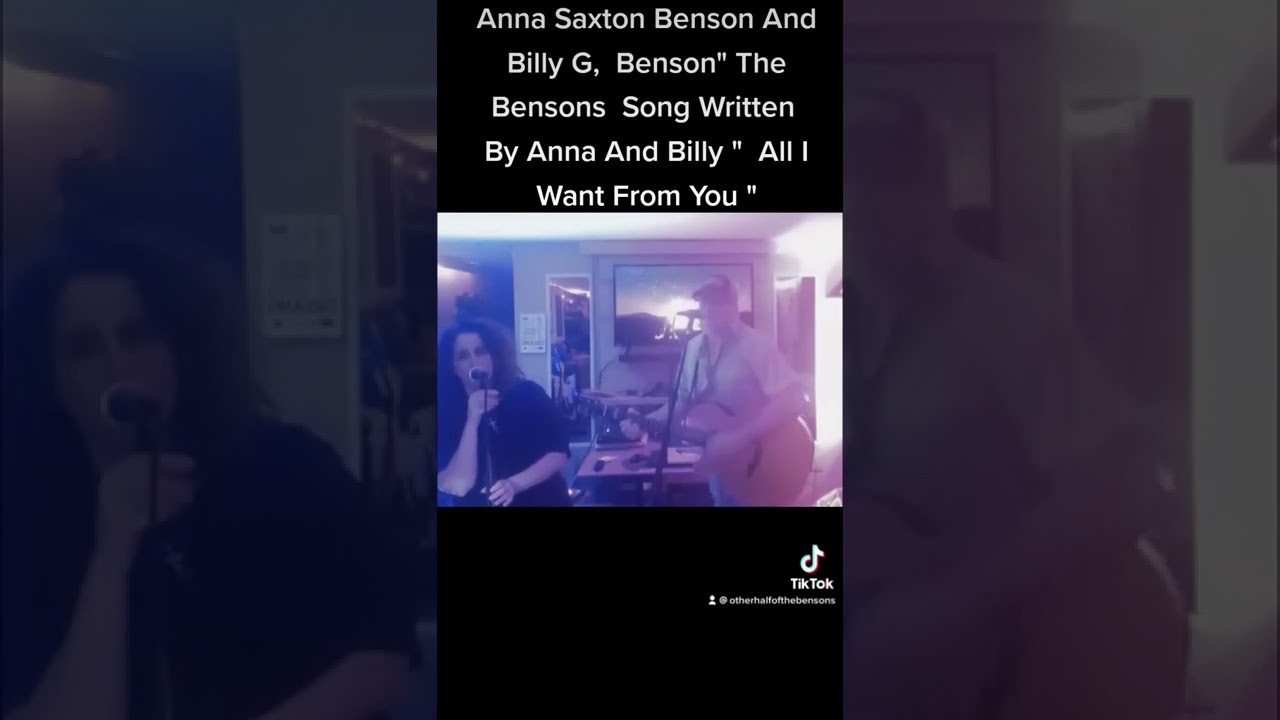 Promotional video thumbnail 4 for Anna Saxton And Billy G, Benson Singer/writer Act