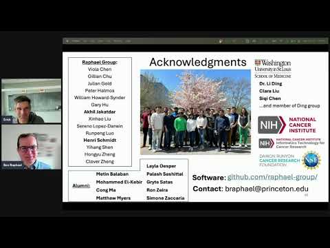 Phyloseminar #152: Ben Raphael (Princeton)