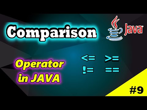 Comparison Operators In Java Language