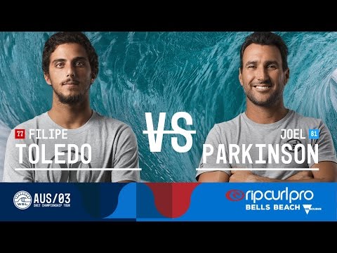 Filipe Toledo vs. Joel Parkinson -  Round Five, Heat 3 - Rip Curl Pro Bells Beach 2017