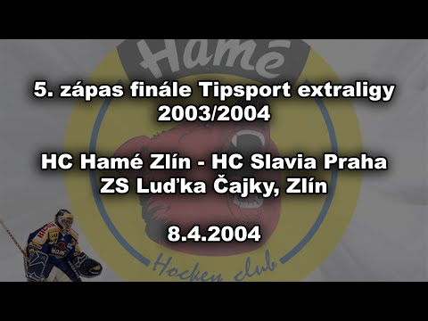Zlín vs. Slavia - 5. finále extraligy 2003/2004 (CELÝ ZÁPAS)