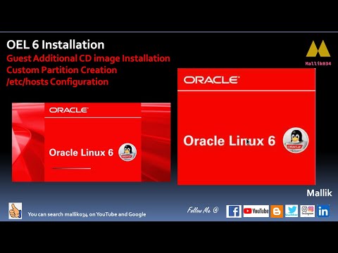 03 OEL 6 Installation with Custom Partition | Guest Additional Installation and etc hosts Config