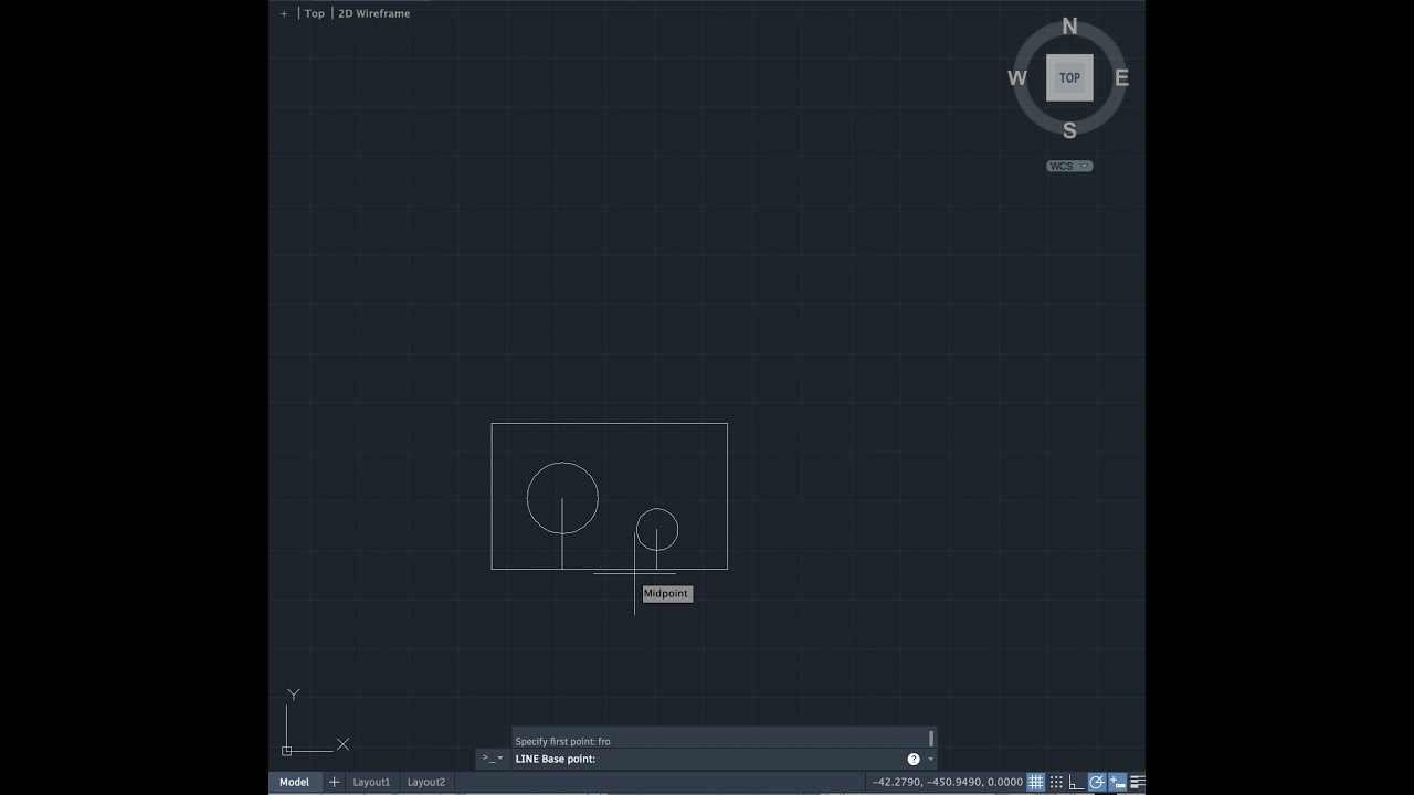 AutoCAD 2D Practice Drawing 2