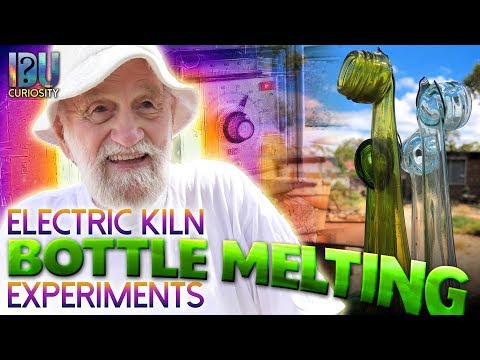 Melting Bottles in an Electric Kiln - Pottery Experiments in Lightning Ridge