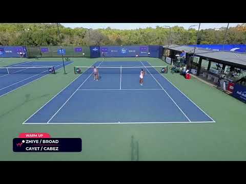 Sonja Zhiyenbayeva Savannah Broadus vs Sofia Elena Cabezas Dominguez Eryn Cayetano Doubles SF W50 Au