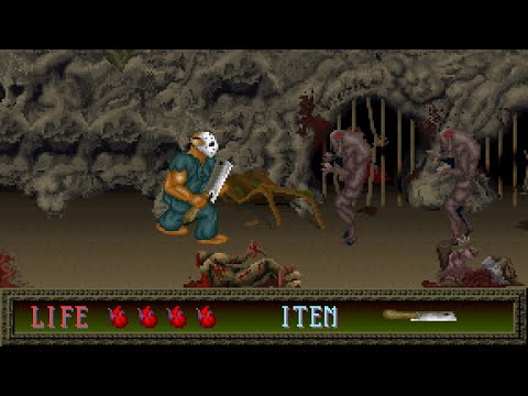 Splatterhouse Longplay (Arcade) [QHD]