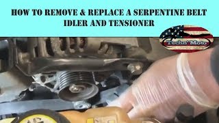 Serpentine Belt Idler & Tensioner Replacement- Ford Taurus | Techn' Moto