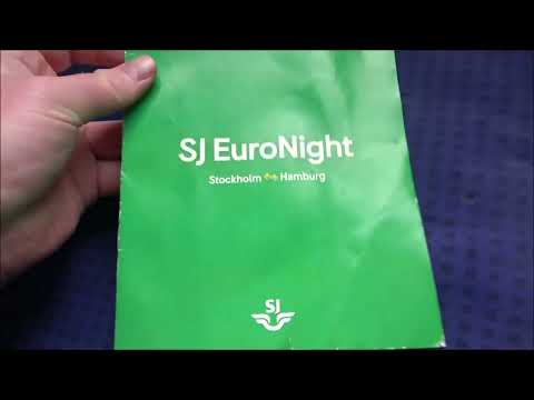 Train trip SJ EuroNight 346 Berlin-Gesundbrunnen - Stockholm Central
