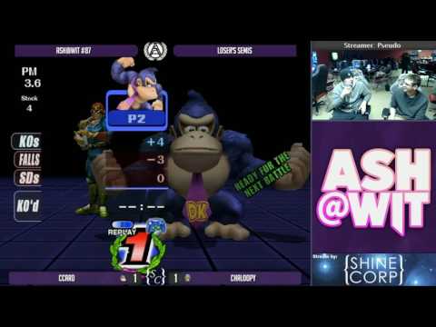 Chaloopy (Falcon) vs CCard (DK, Pika) - ASH@WIT #87 PM Loser's Semi's