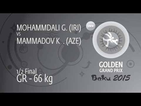 1/2 GR - 66 kg: K. MAMMADOV (AZE) df. G. MOHAMMDALI (IRI) by TF, 9-0