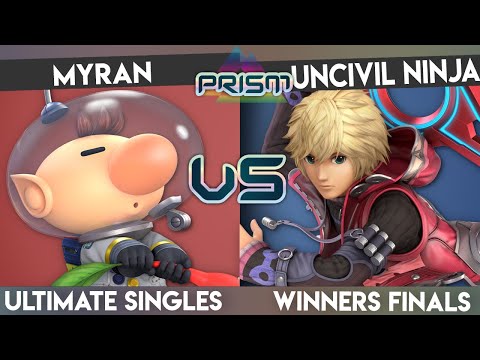 PRISM 186 - Myran (Olimar) vs. Uncivil Ninja (Shulk) - Winners Finals - Smash Ultimate Singles