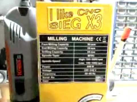 Sieg X3 Fräsmaschine CNC