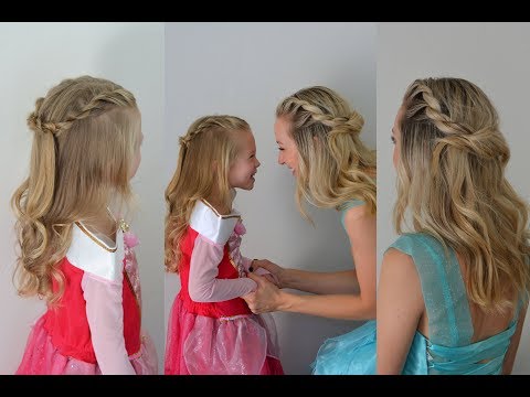 Quick Princess or Fairy Hair | Twist Crown Braid | Q's...