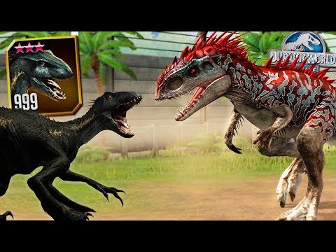 INDORAPTOR LEVEL 999 VS INDOMINUS REX!! - Jurassic World - The Game - (Tournament) Ep. 160 HD