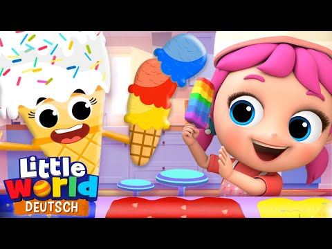Mein Lieblingseis | Schoko, Vanille, Erbeere | Kinderlieder für Kleinkinder | Little World Deutsch