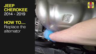 How to Replace the alternator on the Jeep Cherokee 2014 to 2019