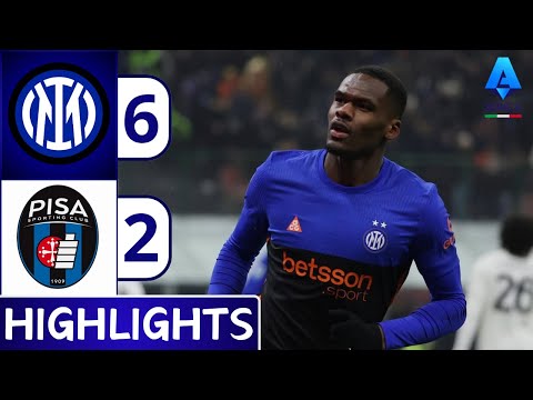 INSANE INTER COMEBACK! Inter 6-2 Pisa – All Goals & Highlights | Serie A Madness ⚡
