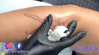 Tinkerbell tattoo time lapse