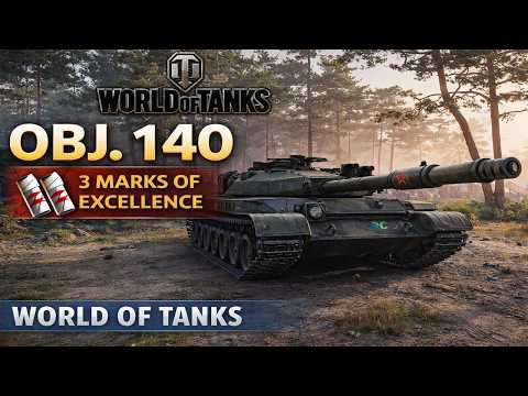 Obj 140 the game for the 3 MOE ||World of tanks||
