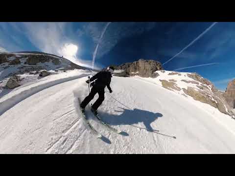 Skiing Val Gardena, Dolomiti Superski gopro