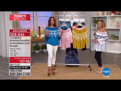 HSN | Curations Fashions 06.06.2018 - 12 PM