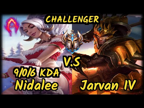 OGBCN Zanzarah (NIDALEE) vs JARVAN IV - 9/0/6 KDA JUNGLE CHALLENGER GAMEPLAY - EUW