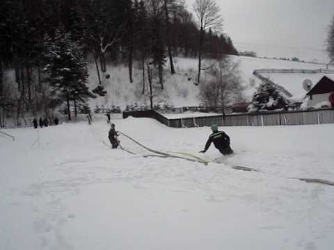 SDH Světlá Hora na zimní soutěži v Suche Rudne